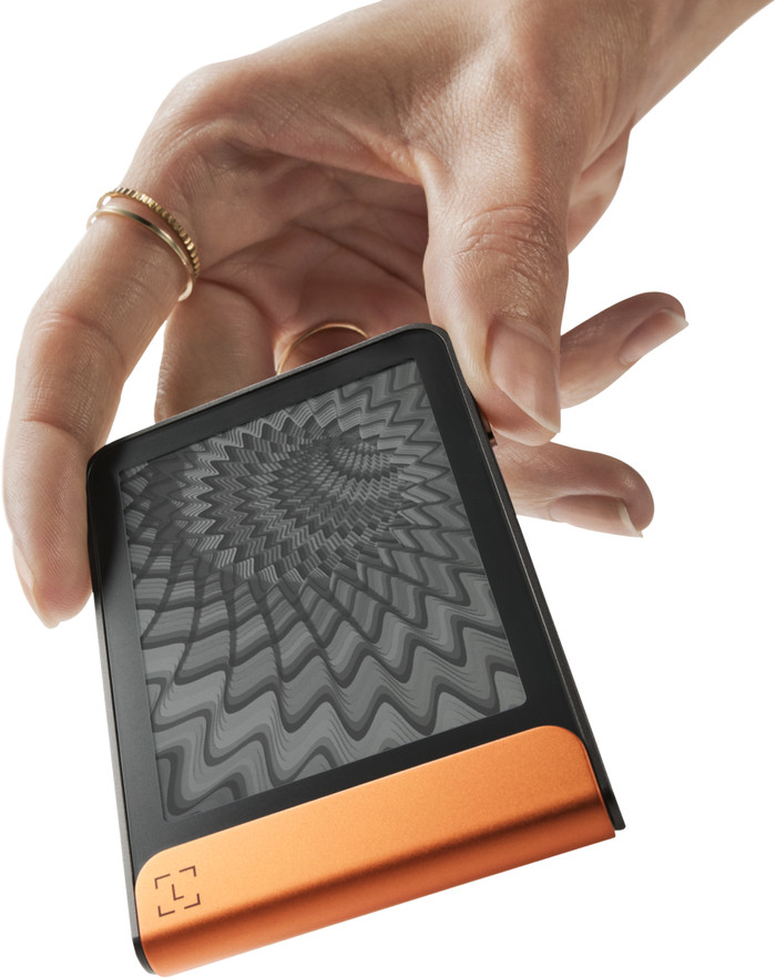 Ledger Flex BTC Oranje visual leverancier
