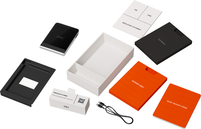 Ledger Flex BTC Oranje accessoire