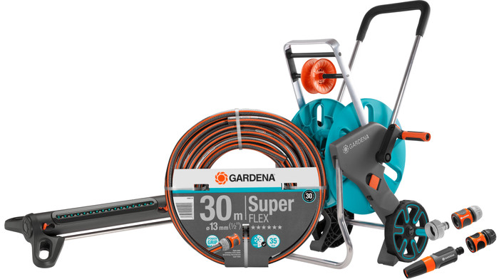 Gardena Premium SuperFLEX 30m CleverRoll M Medium Sproeierpakket Main Image