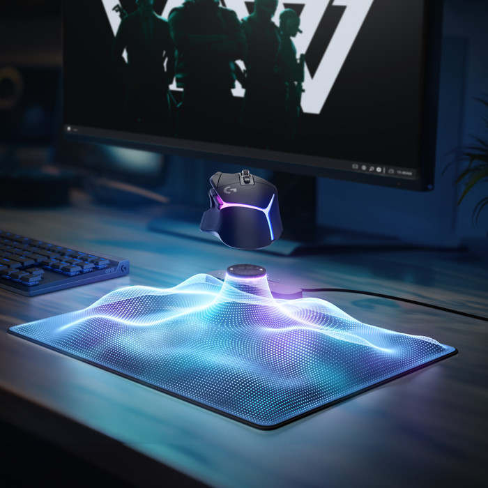 Logitech G PowerPlay 2 Muismat product in gebruik