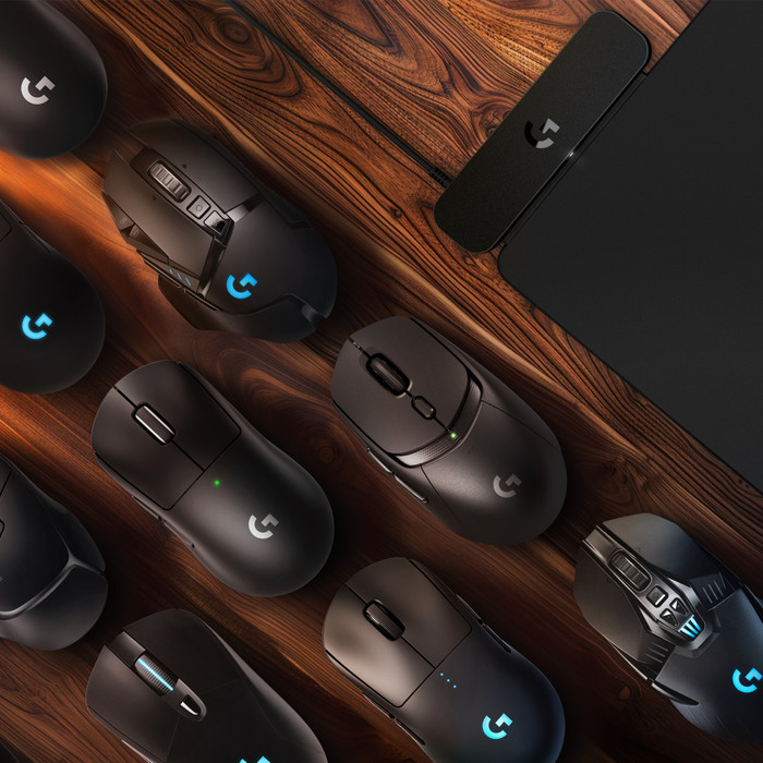 Logitech G PowerPlay 2 Muismat product in gebruik