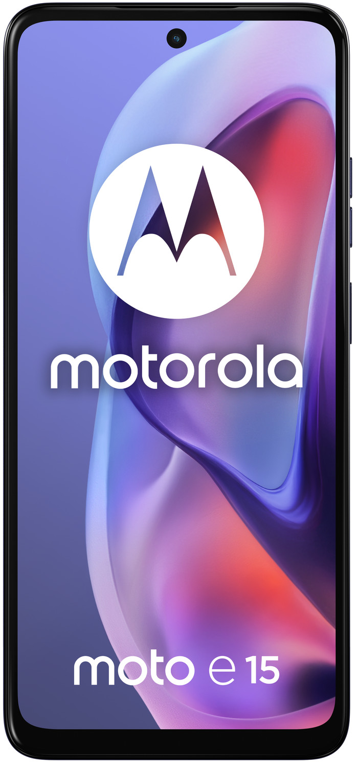 Motorola Moto E15 64GB Paars 4G voorkant