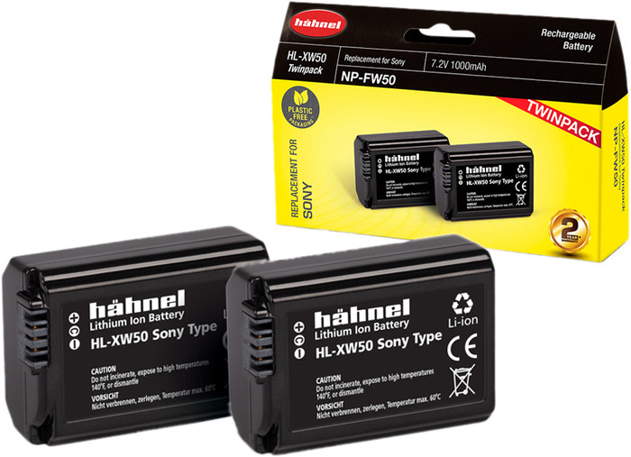 Hähnel HL-XW50 (2x) verpakking