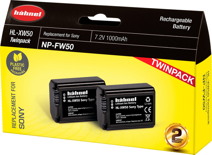 Hähnel HL-XW50 (2x) verpakking