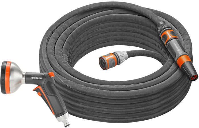 Gardena Textielslang Liano Life 15m Set + Gardena Premium Broes Metaal Main Image
