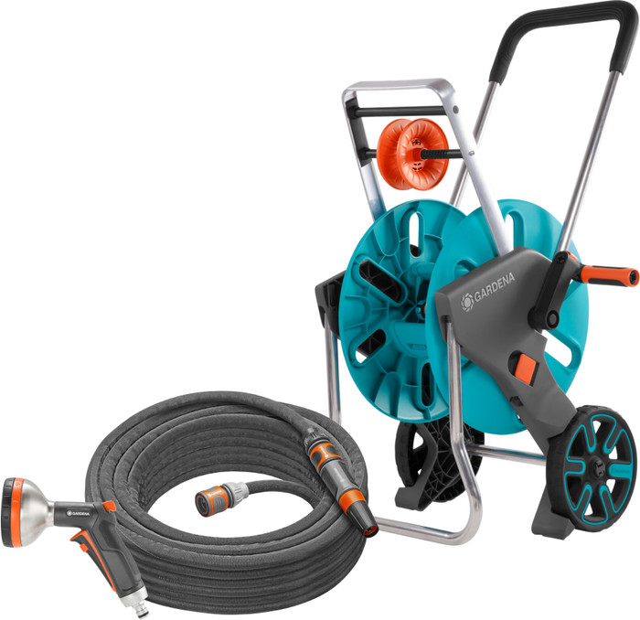 Gardena Liano Life 15m AquaRoll S Premium Broespakket Main Image