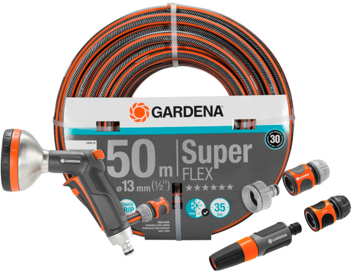 Gardena Premium SuperFLEX 50m Premium Broespakket Main Image