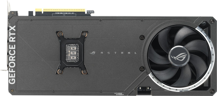 ASUS ROG Astral GeForce RTX 5080 OC 16GB onderkant