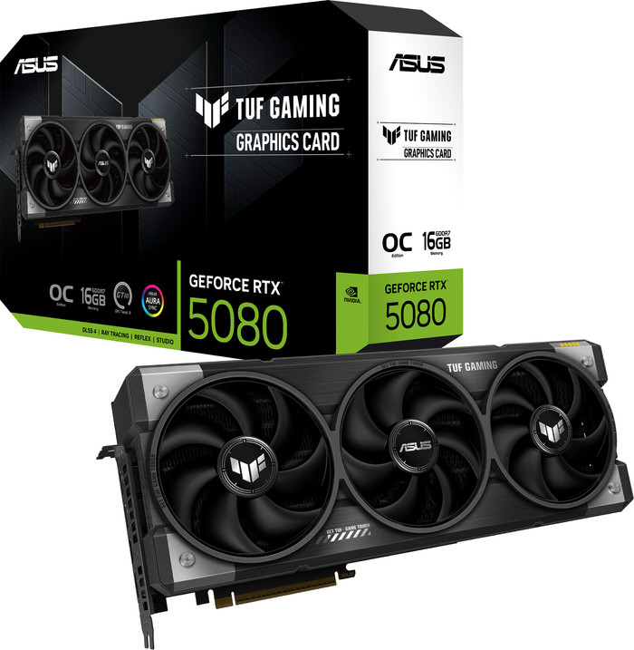 ASUS TUF Gaming GeForce RTX 5080 OC 16GB verpakking