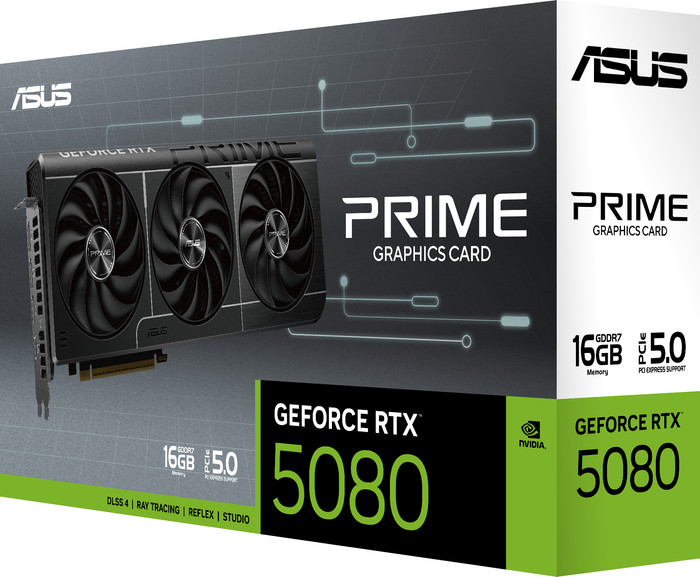 ASUS PRIME GeForce RTX 5080 16GB verpakking