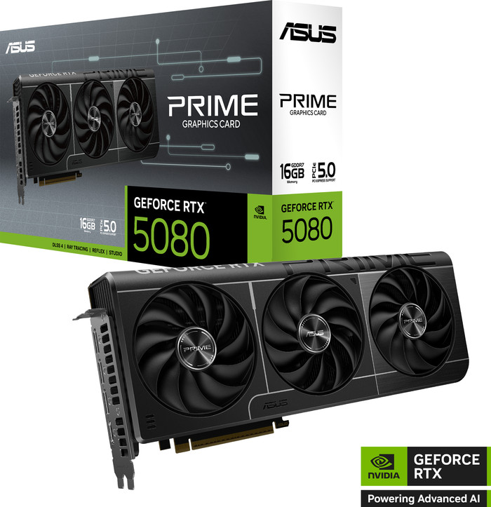 ASUS PRIME GeForce RTX 5080 16GB verpakking