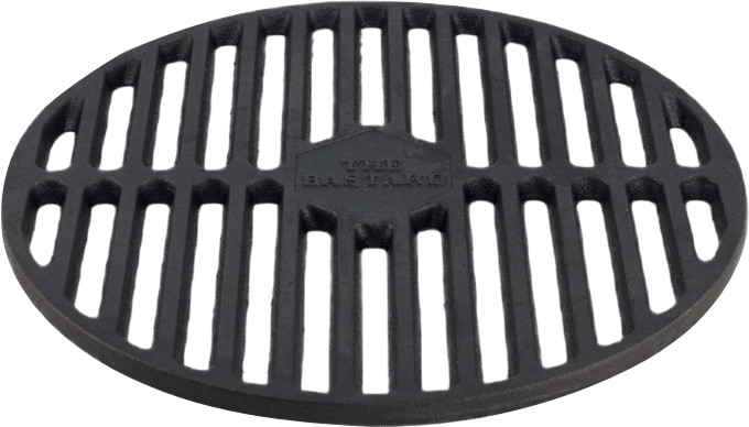 The Bastard Cast Iron Grid Small 25cm detail