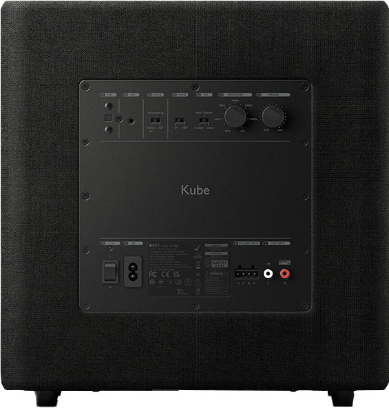 KEF Kube 10 MIE Zwart achterkant