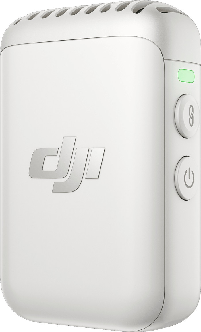 DJI Mic 2 Émetteur Blanc détail