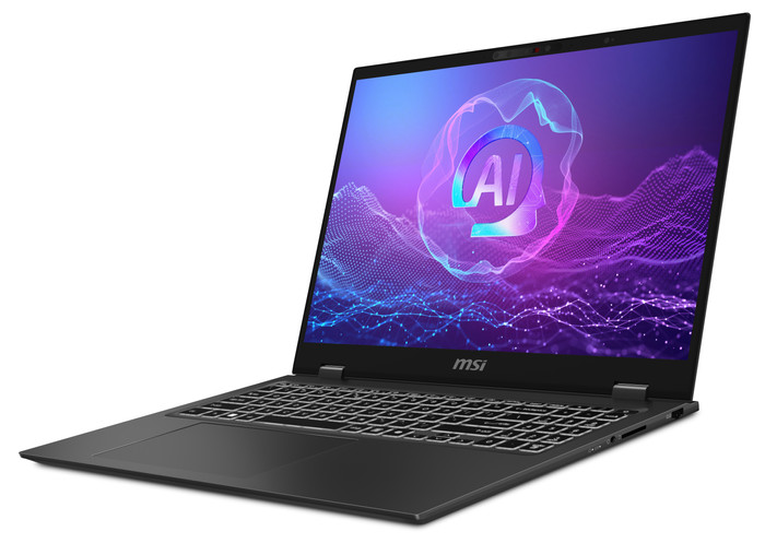 MSI Prestige 16 AI+ Evo B2VMG-021NL rechterkant