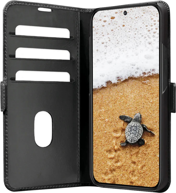 DBramante1928 Copenhagen Slim Samsung Galaxy S25 Ultra Book Case Leder Schwarz Main Image