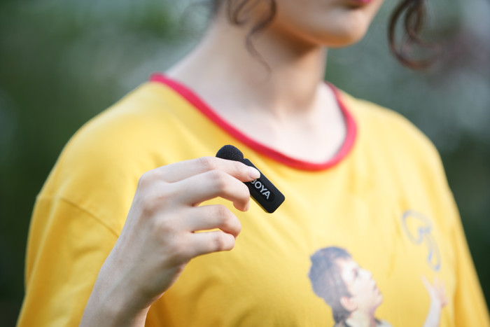 Boya BY-V10 2.0 (Usb C) product in gebruik