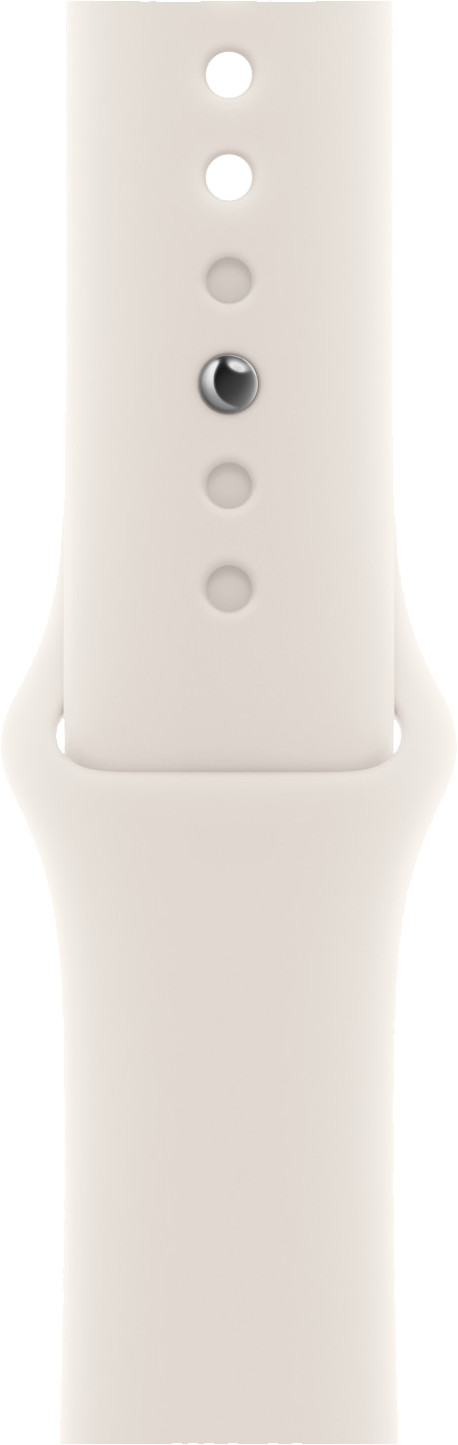 Apple Watch 38/40/41 mm Siliconen Horlogeband Sterrenlicht - S/M Main Image
