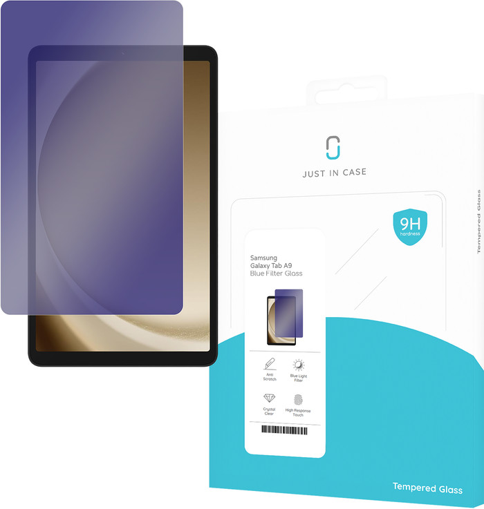Just in Case Blauw Licht Filter Samsung Galaxy Tab A9 Screenprotector Glas Main Image