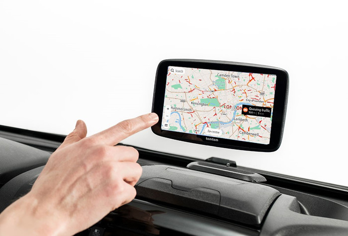 TomTom GO Camper Max World + Premium Pack product in use