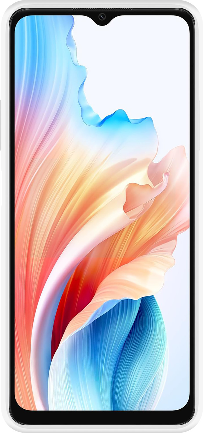Just in Case Soft Design Oppo A38 4G / A18 4G Back Cover Transparant voorkant