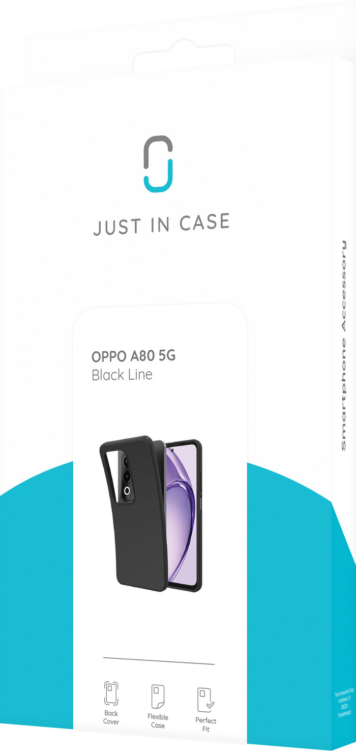 OPPO A80 Zwart 256GB 5G + Accessoirepakket verpakking