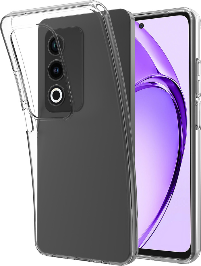 Just in Case Soft Design OPPO A80 5G Back Cover Transparent front