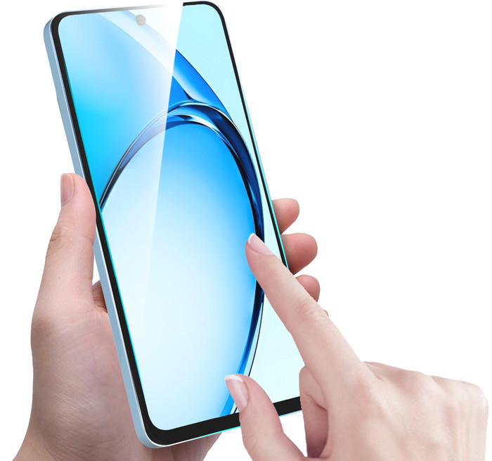 Just In Case Tempered Glass Oppo A40/A40m/A60 5G Screenprotector product in gebruik