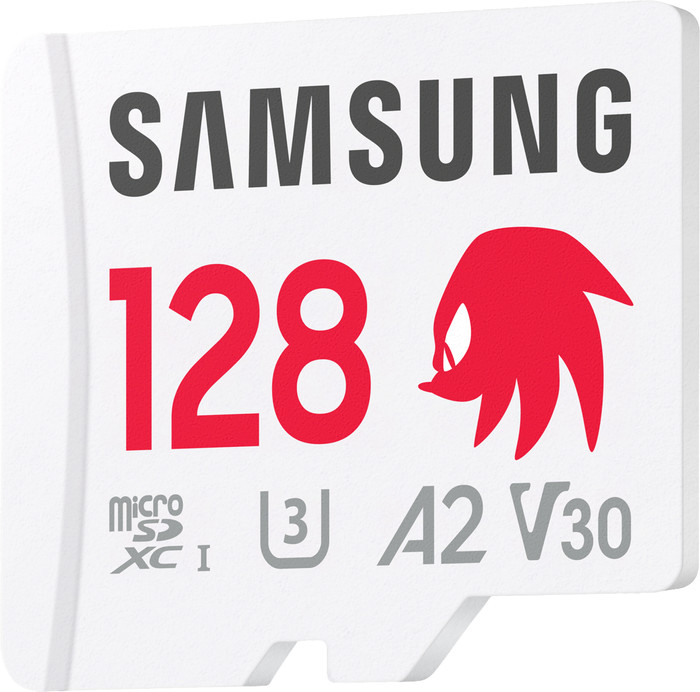 Samsung microSDXC PRO Plus 128GB Sonic the Hedgehog rechte seite