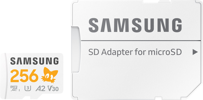 Samsung microSDXC PRO Plus 256GB Sonic the Hedgehog vorne