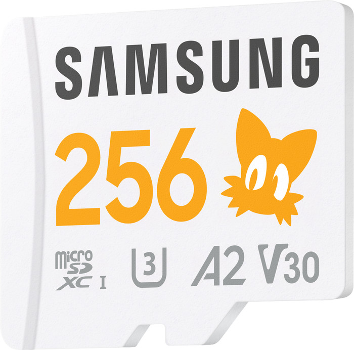 Samsung microSDXC PRO Plus 256GB Sonic the Hedgehog rechte seite