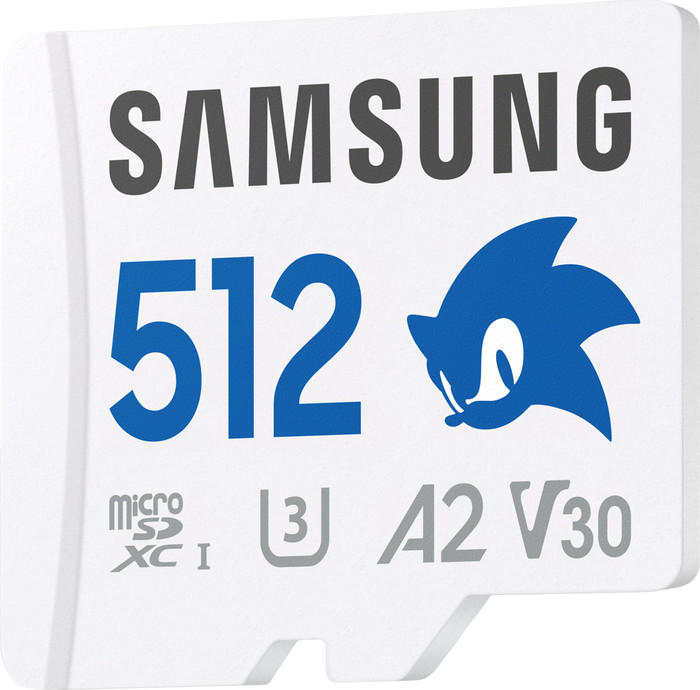 Samsung MicroSDXC PRO Plus 512GB Sonic the Hedgehog Main Image