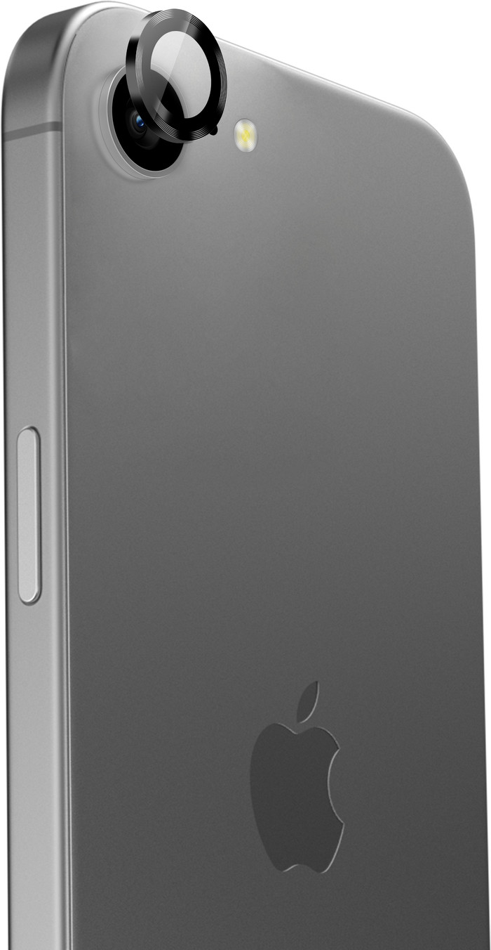 BlueBuilt iPhone 16e Camera Lens Protector Aluminium linkerkant