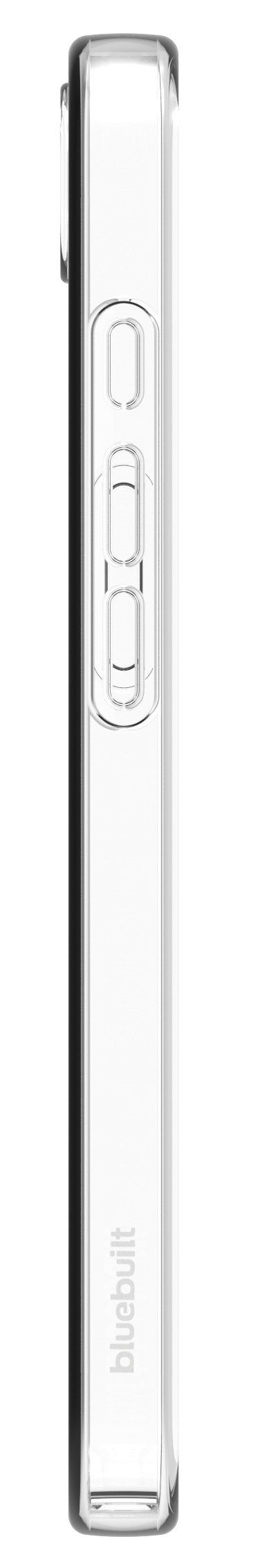 BlueBuilt iPhone 16e Back Cover Transparant rechterkant