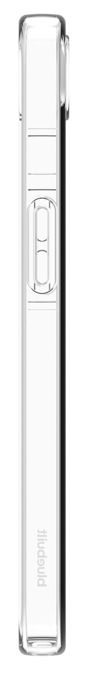 BlueBuilt iPhone 16e Back Cover Transparant linkerkant