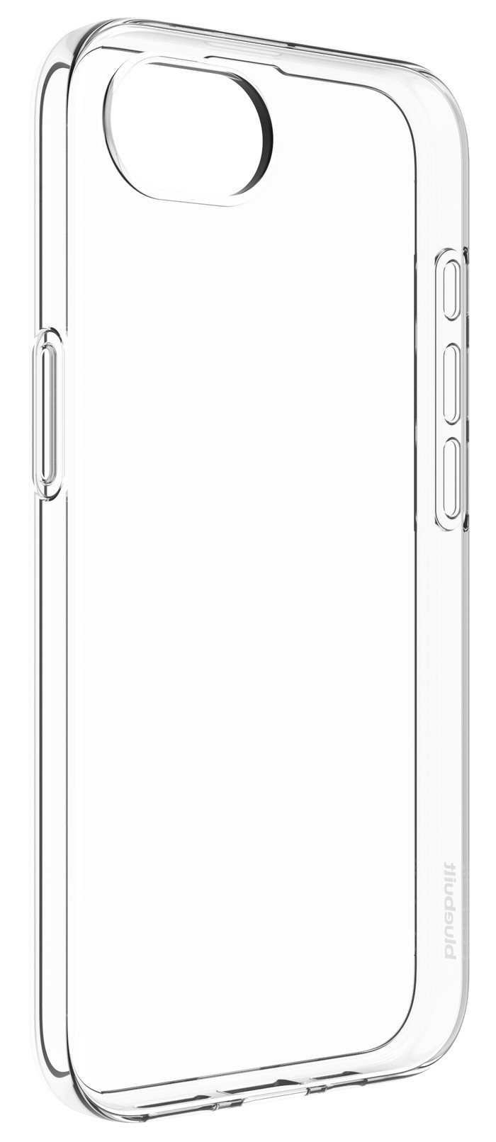 BlueBuilt iPhone 16e Back Cover Transparant voorkant