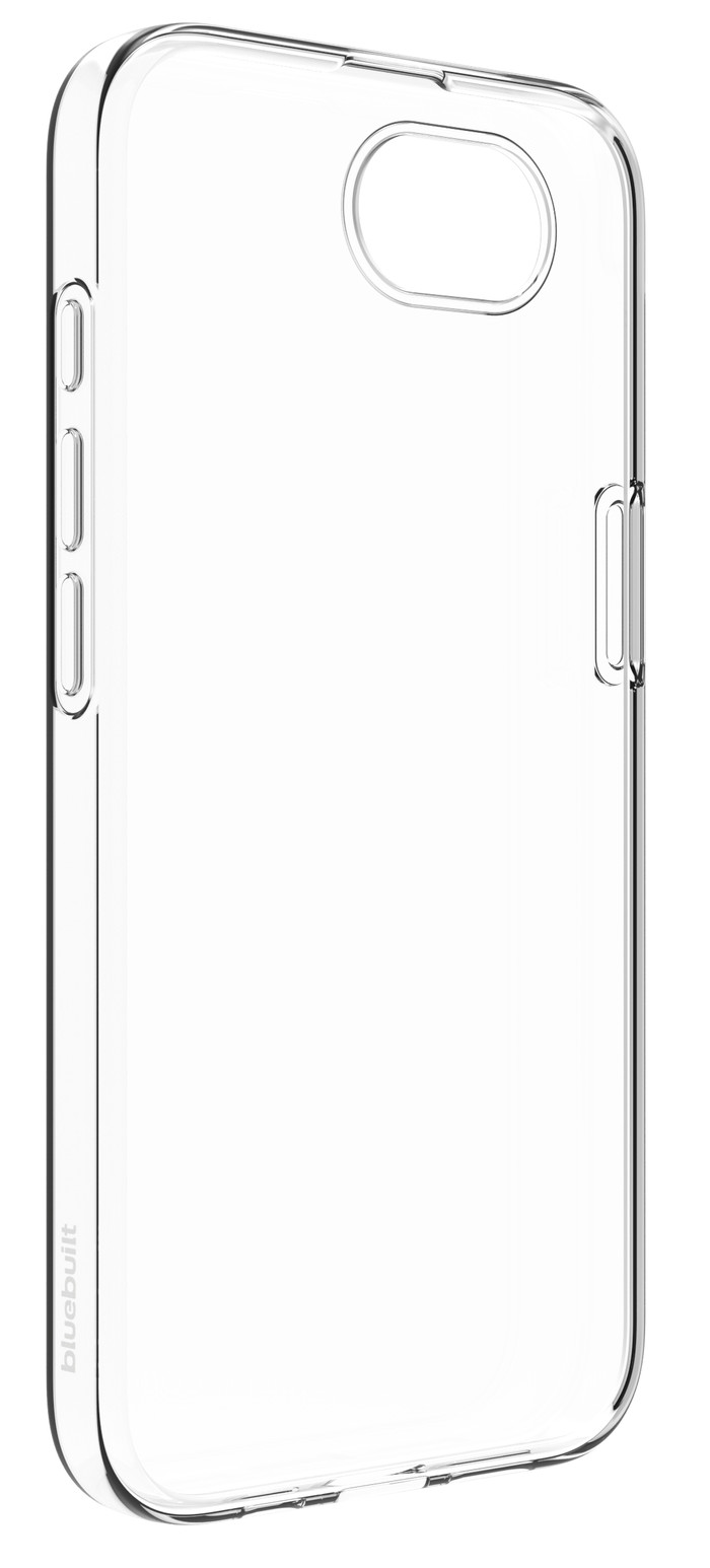 BlueBuilt iPhone 16e Back Cover Transparant voorkant