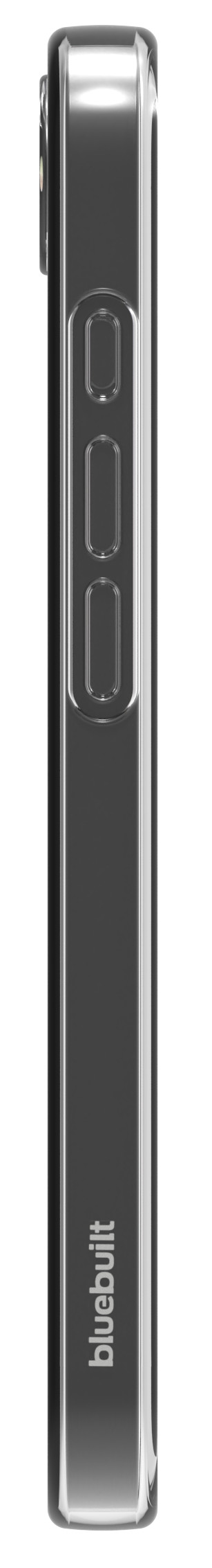 BlueBuilt iPhone 16e Back Cover Transparant rechterkant