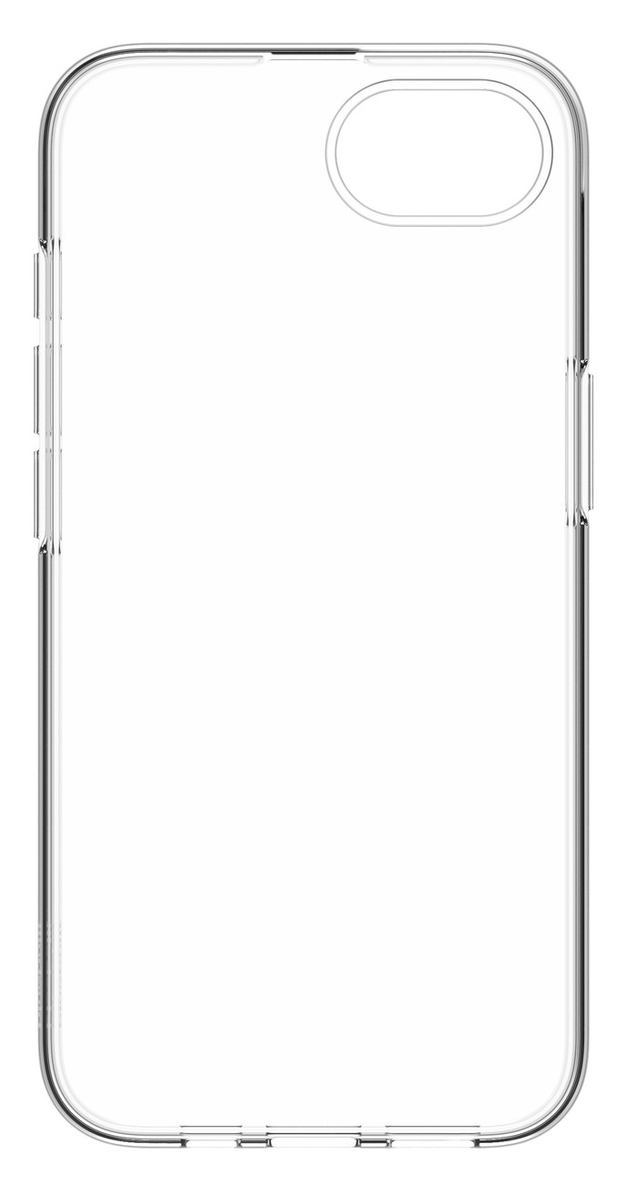 BlueBuilt iPhone 16e Back Cover Transparant voorkant