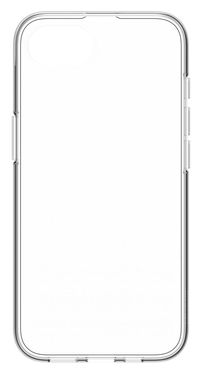 BlueBuilt iPhone 16e Back Cover Transparant voorkant