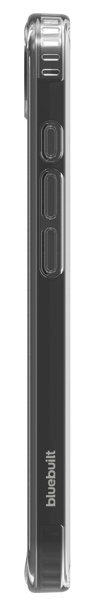 BlueBuilt Protective Back Cover iPhone 16e Transparent côté droit