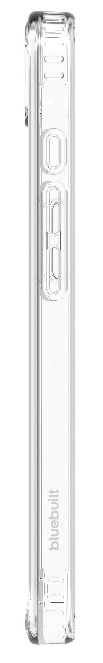 BlueBuilt Protective Back Cover iPhone 16e Transparent côté gauche