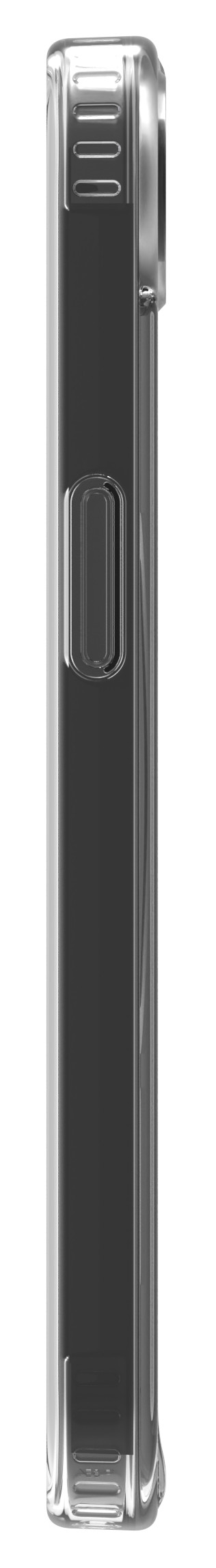 BlueBuilt Protective Back Cover met MagSafe iPhone 16e Transparant rechterkant