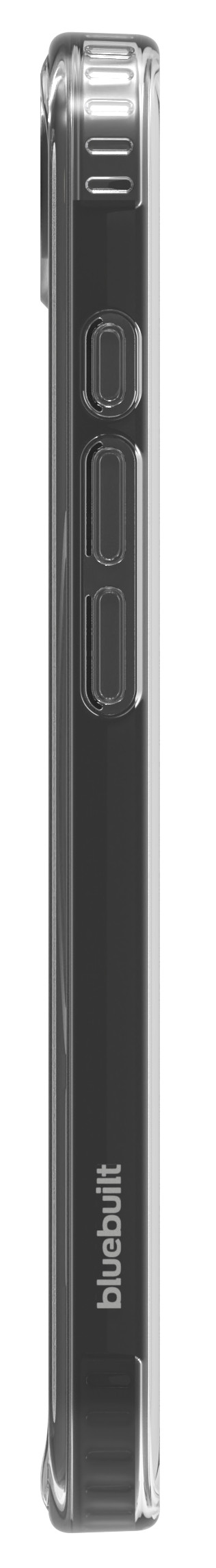BlueBuilt Protective Back Cover met MagSafe iPhone 16e Transparant linkerkant