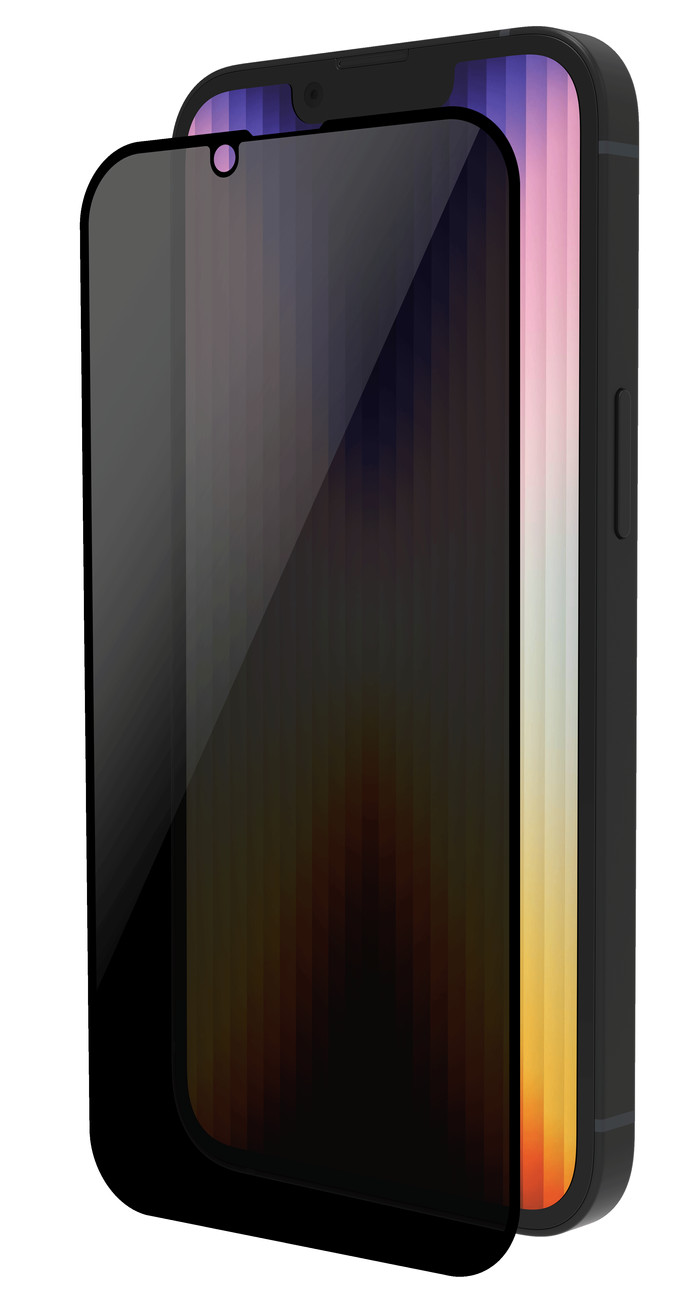 BlueBuilt iPhone 16e Privacy Filter Screenprotector Glas rechterkant
