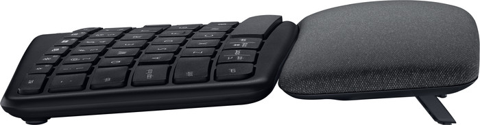 Logitech K860 Ergonomisch Draadloos Toetsenbord QWERTY + Logitech MX Master 3S linkerkant
