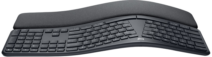 Logitech K860 Ergonomisch Draadloos Toetsenbord QWERTY + Logitech MX Master 3S bovenkant
