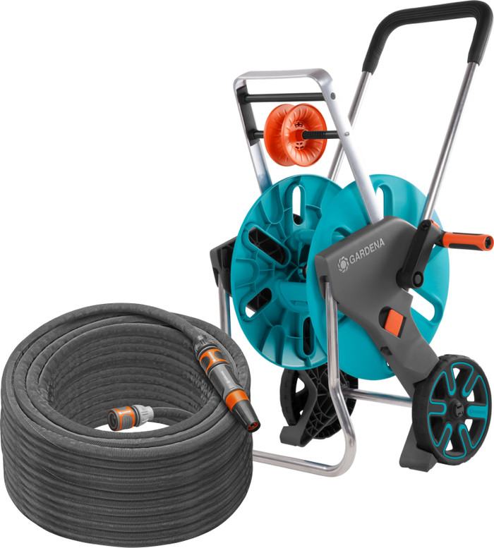GARDENA Fabric Hose Liano Set 30m Hose + GARDENA CleverRoll M Easy Main Image