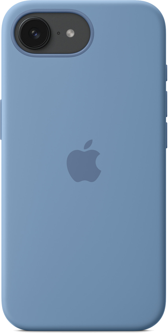 Apple iPhone 16e Back Cover Winterblauw voorkant