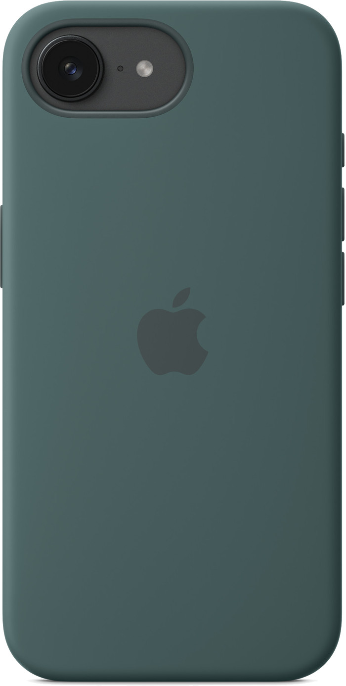 Apple iPhone 16e Back Cover Blauwgroen voorkant